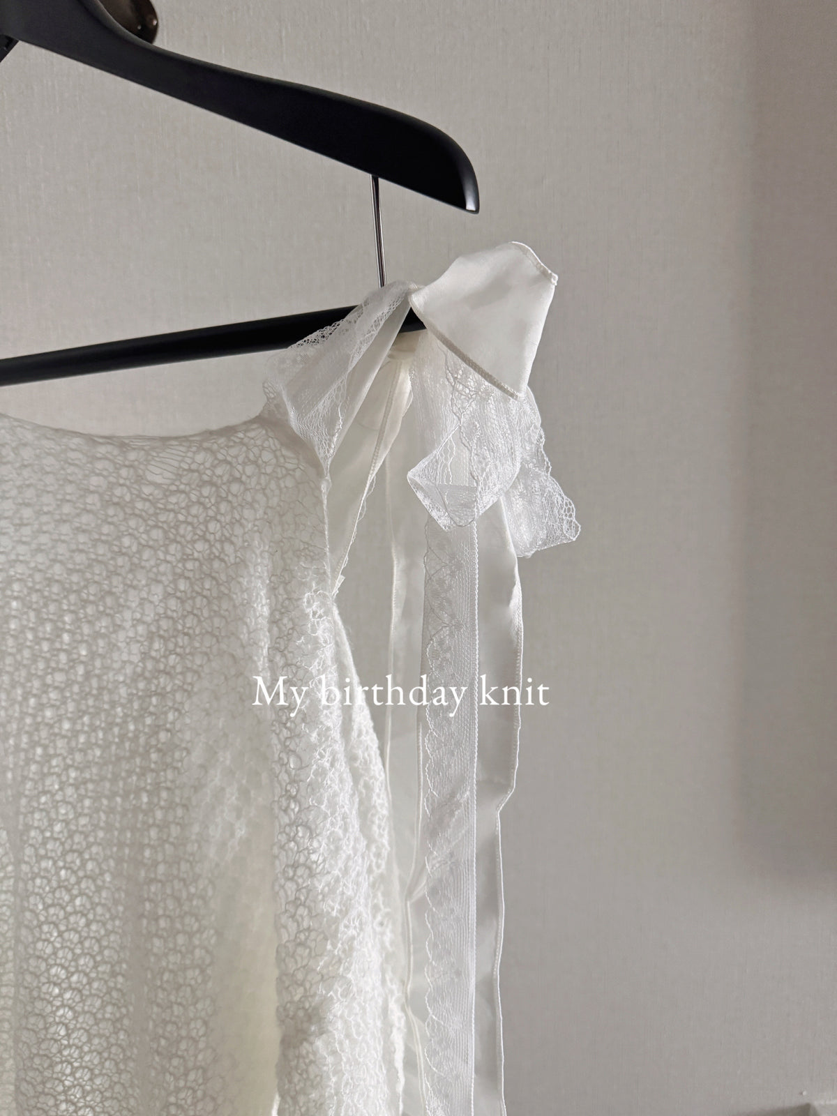 My birthday knit