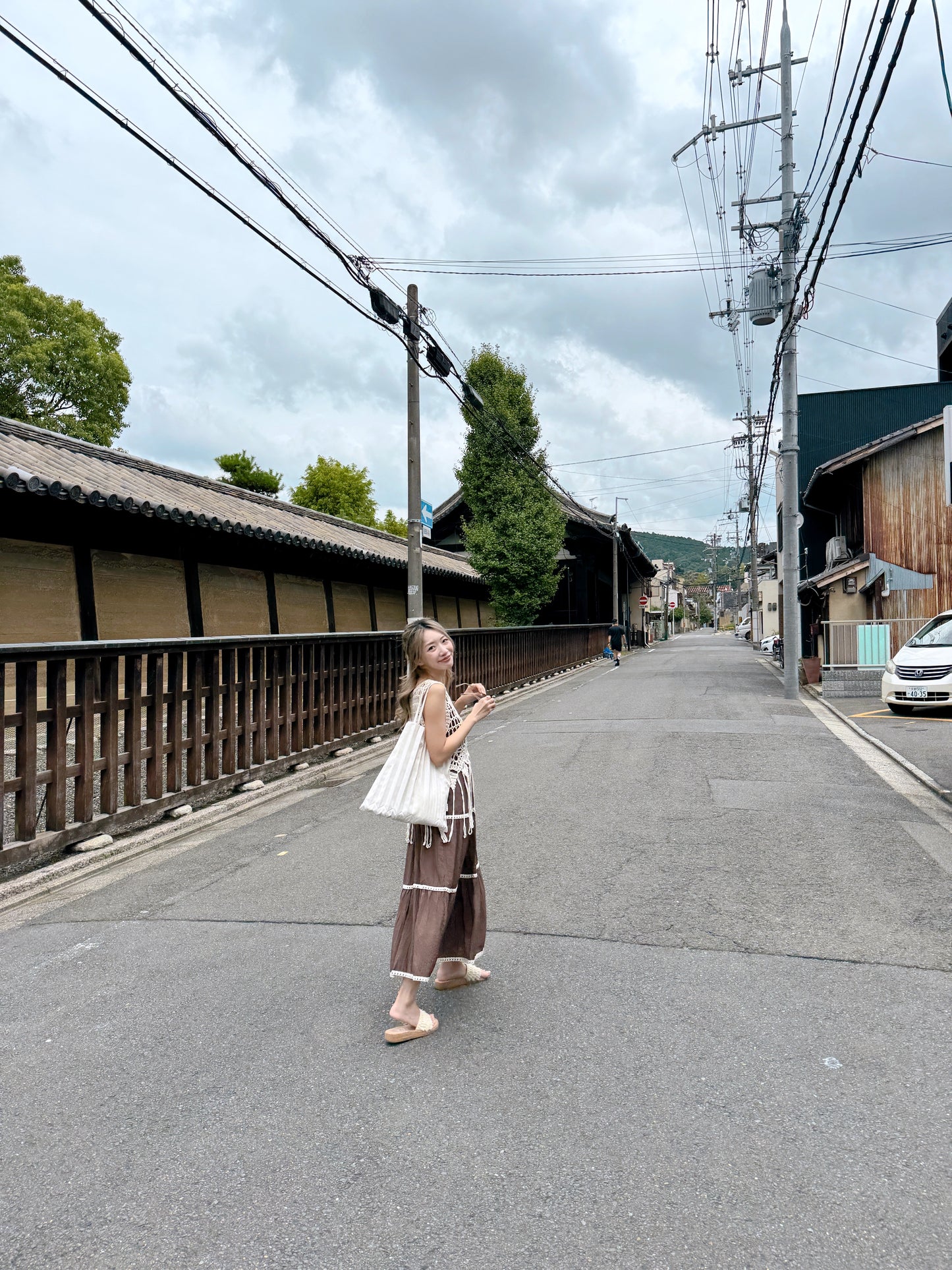 On the way to Kyoto set