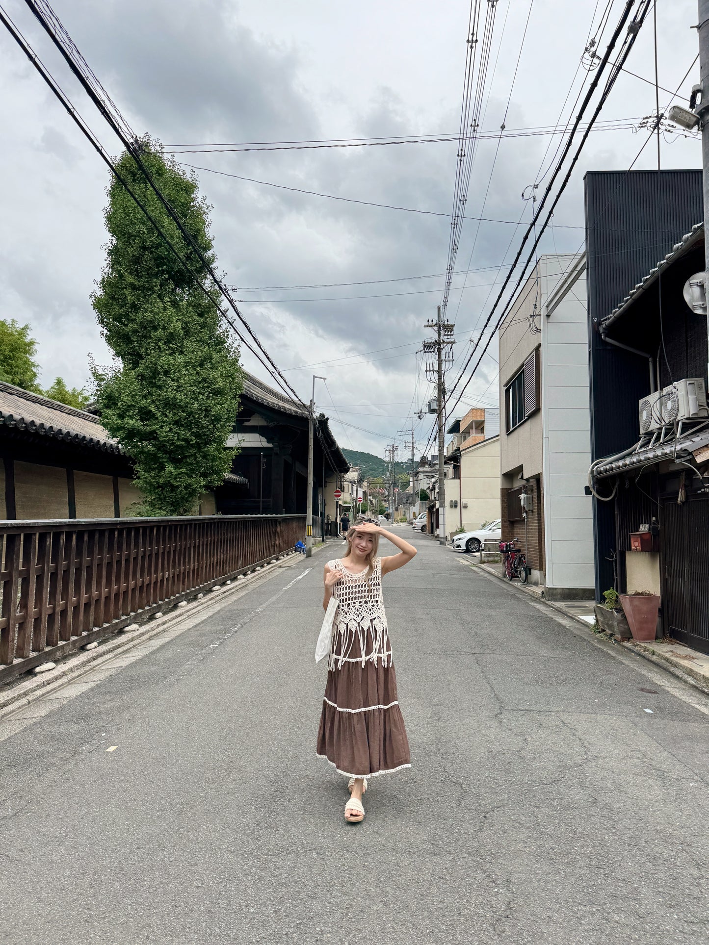 On the way to Kyoto set