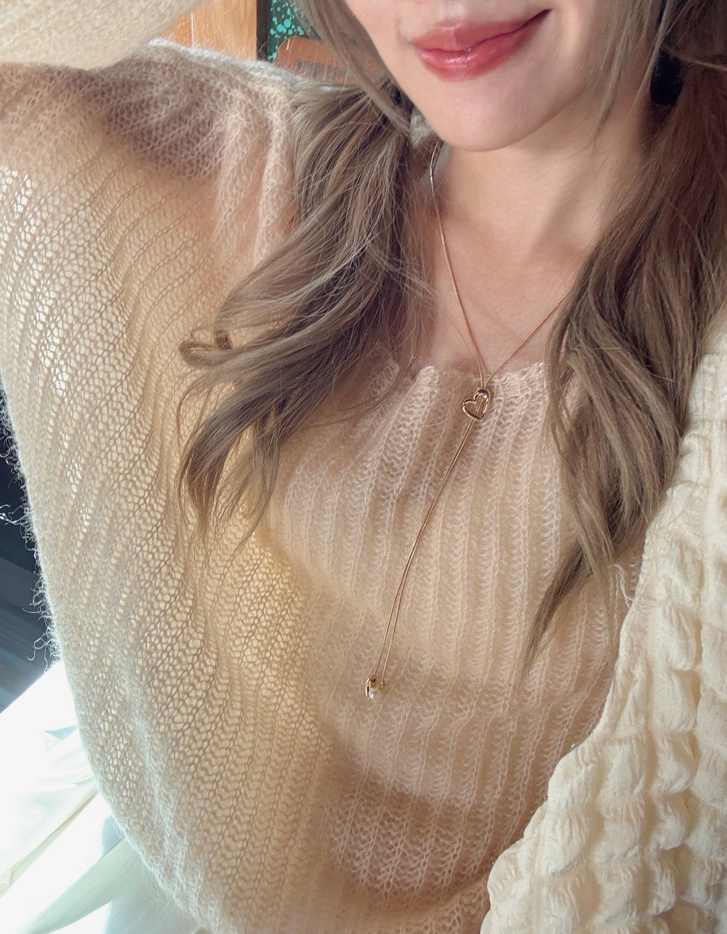 Apricot crush knit