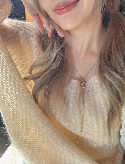 Apricot crush knit