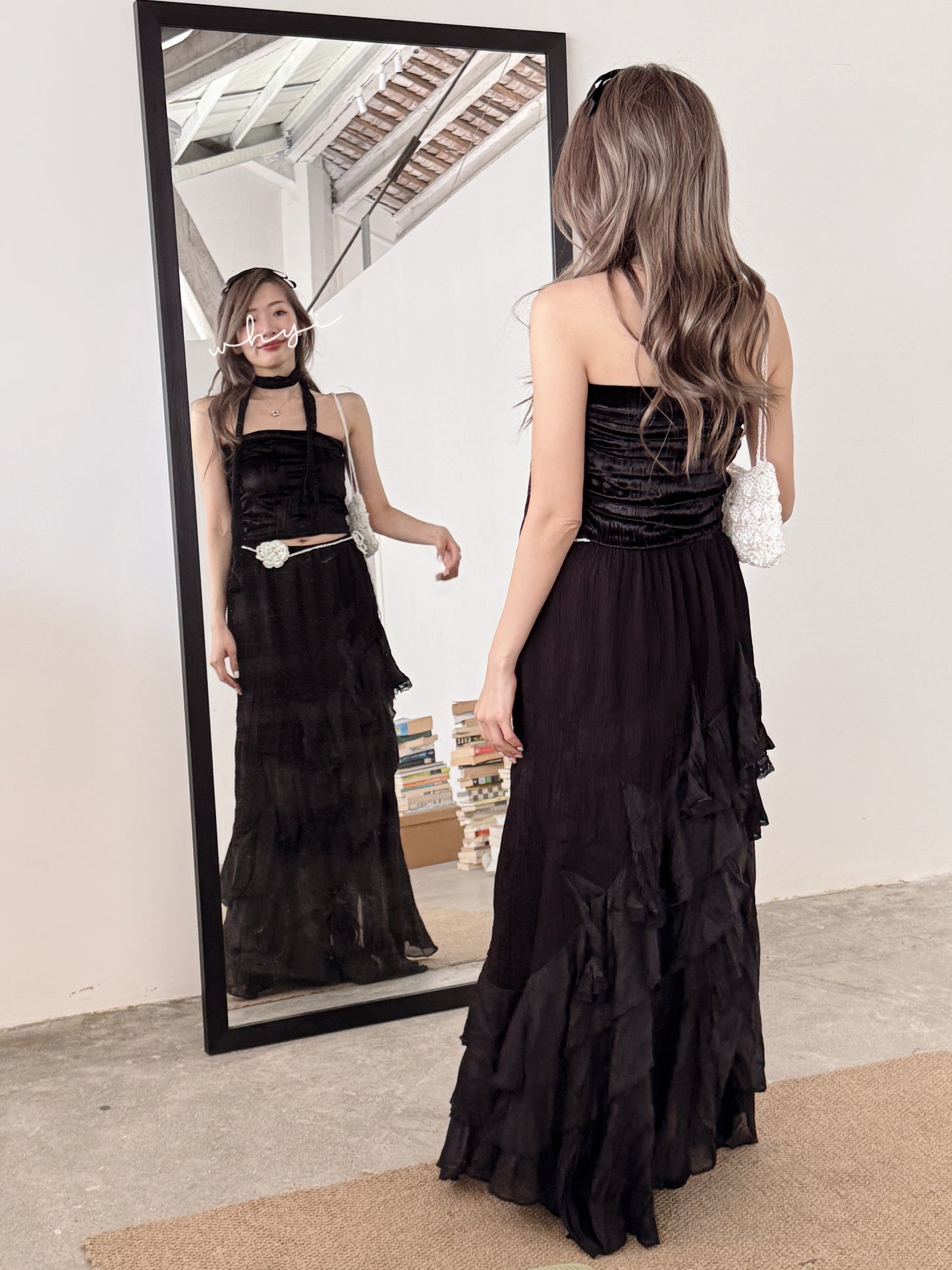 Athena maxi skirt(2 colors)