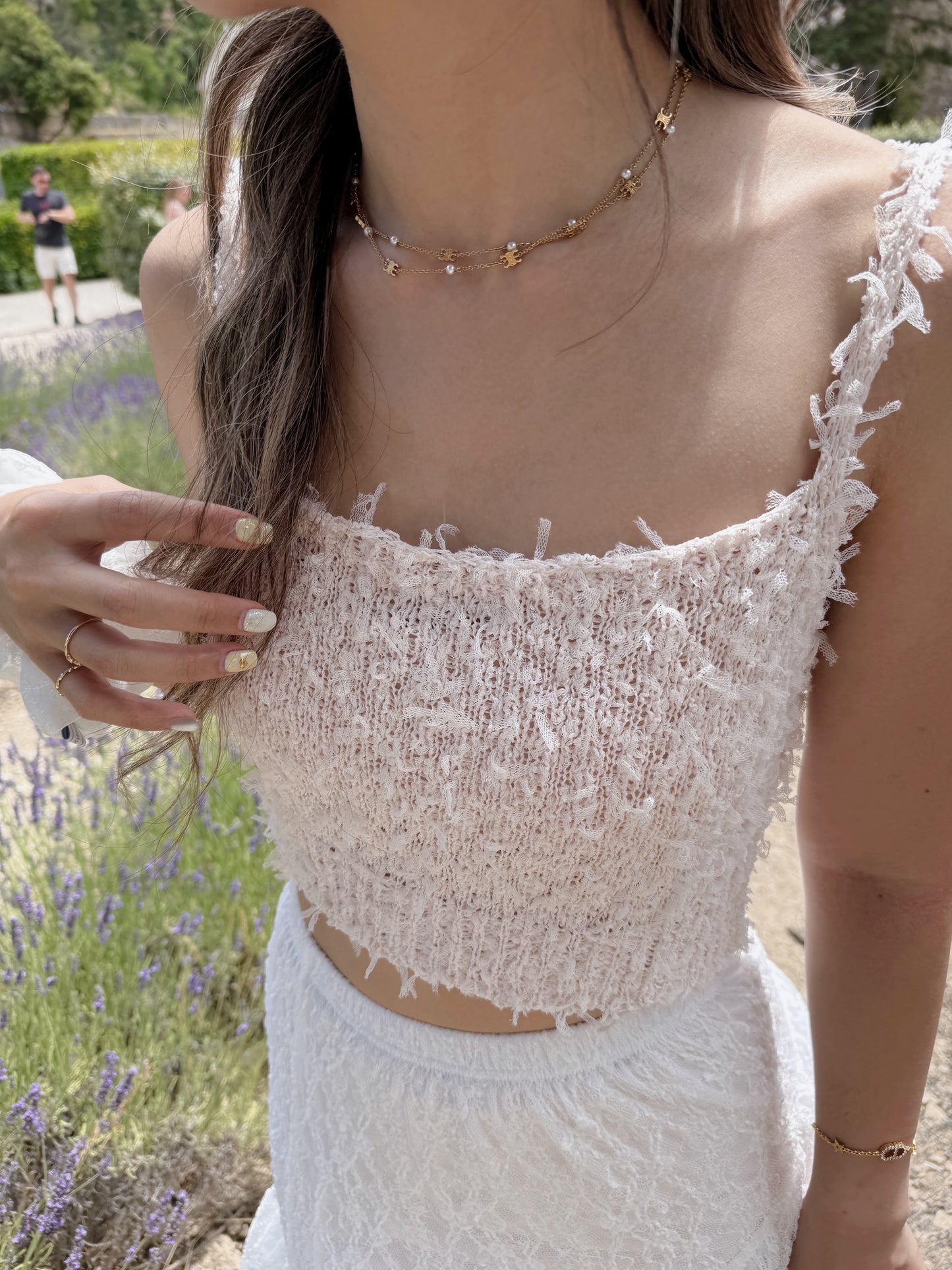 Angel wings bustier