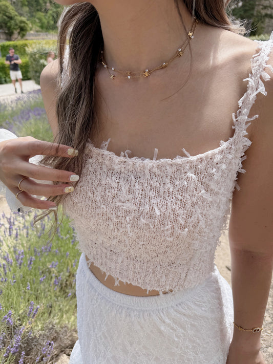 Angel wings bustier