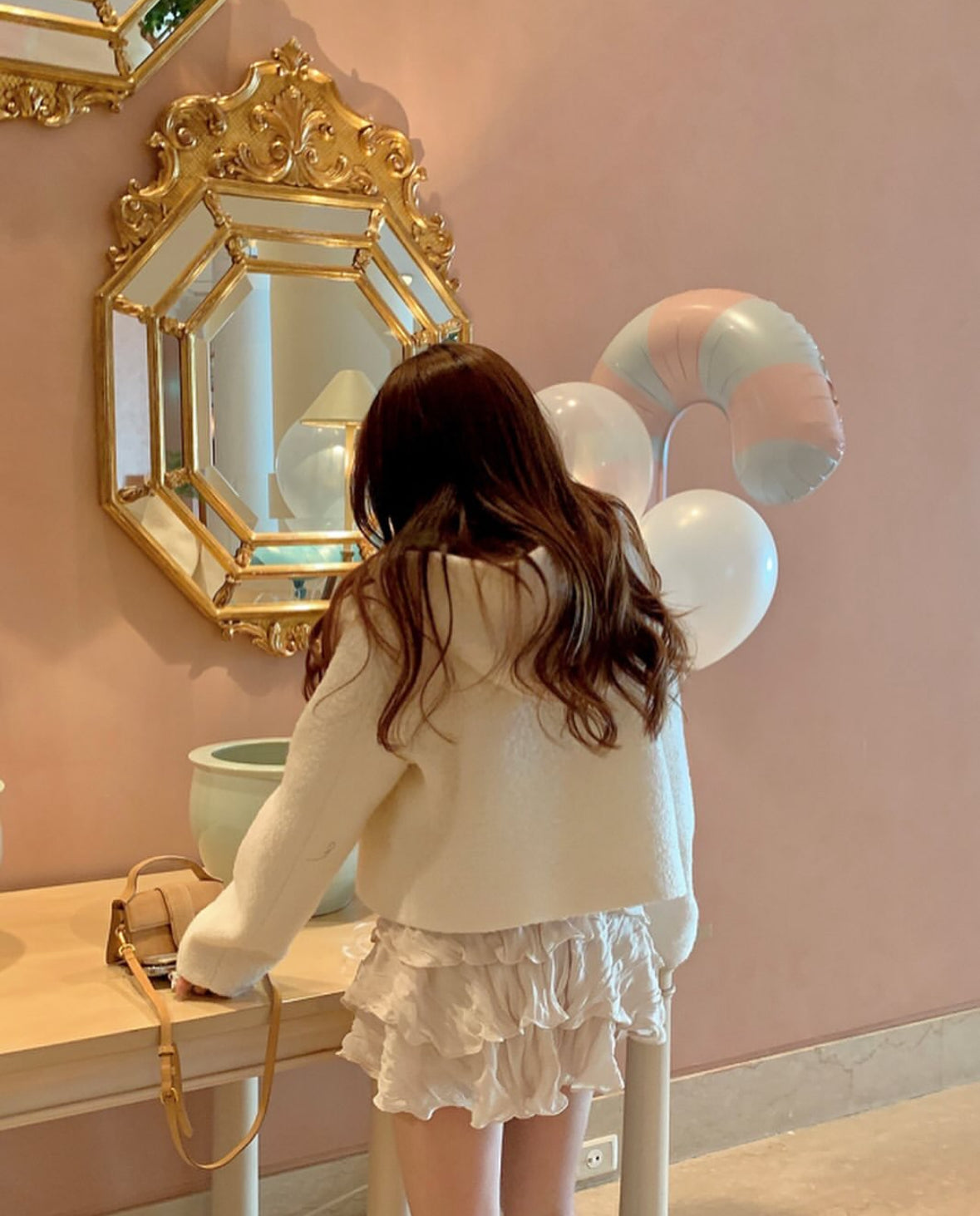 40 wool)Cicley hooded coat