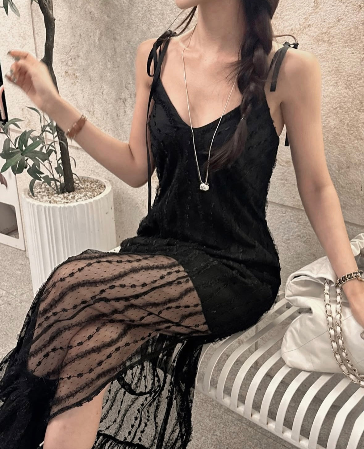 Bubbly see-through ops