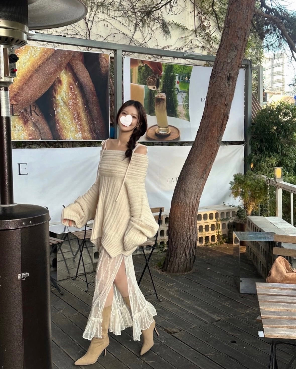 Bubbly see-through ops