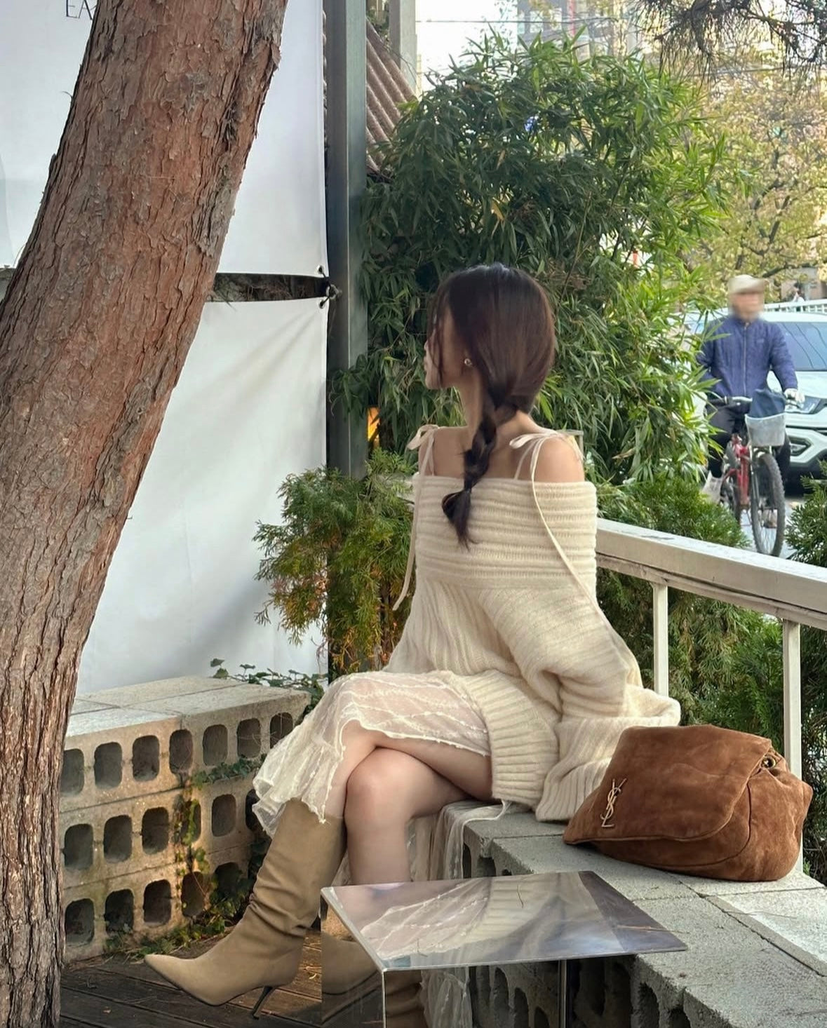 Bubbly see-through ops