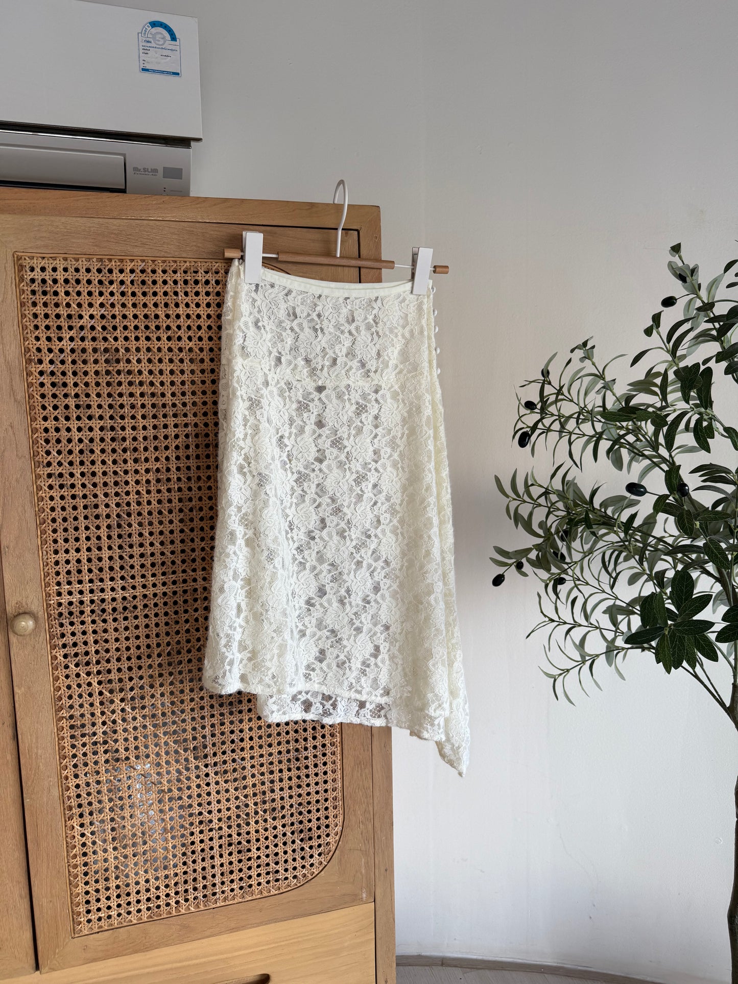 Ladder lace skirt set