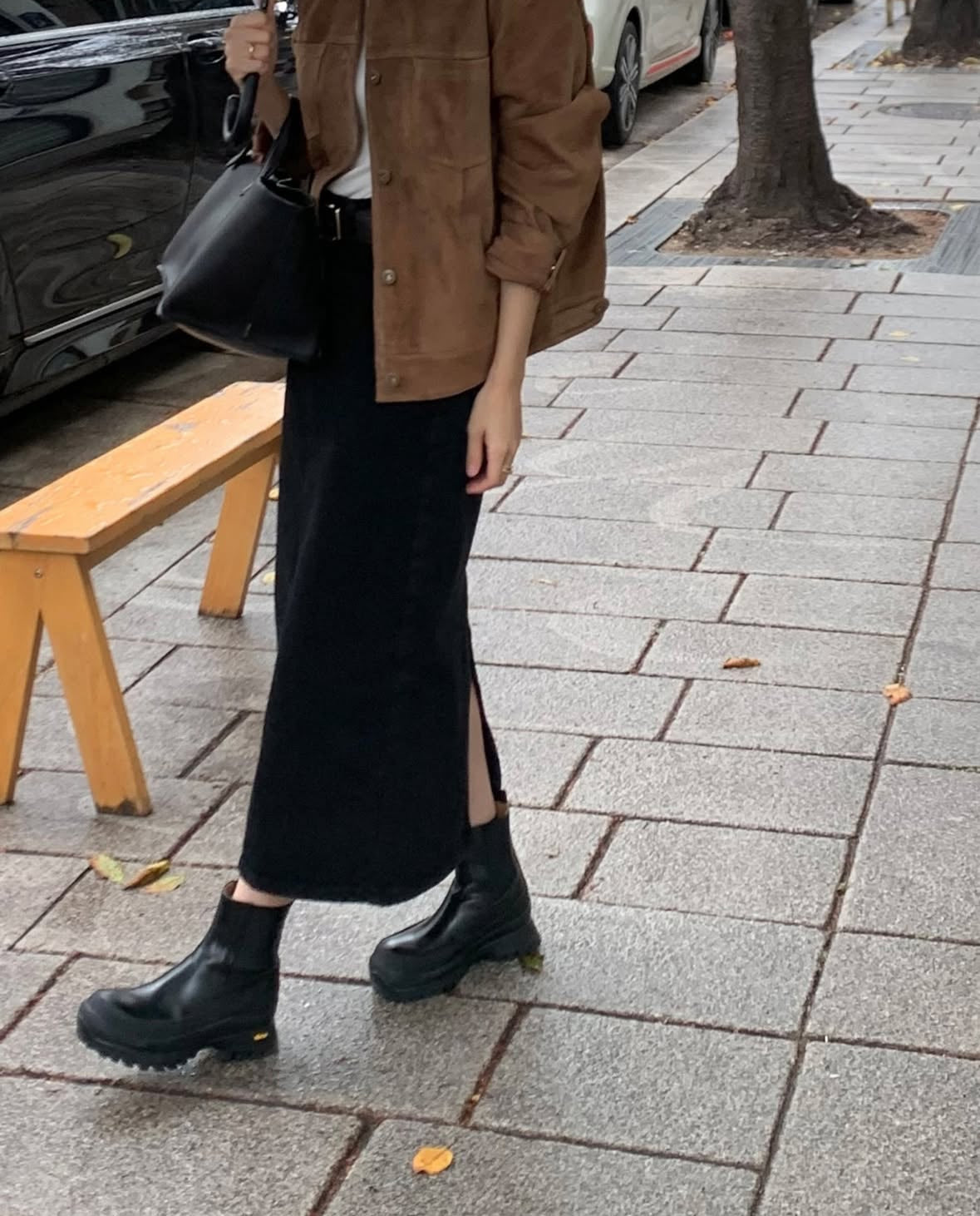 Soho denim skirt(2 colors)