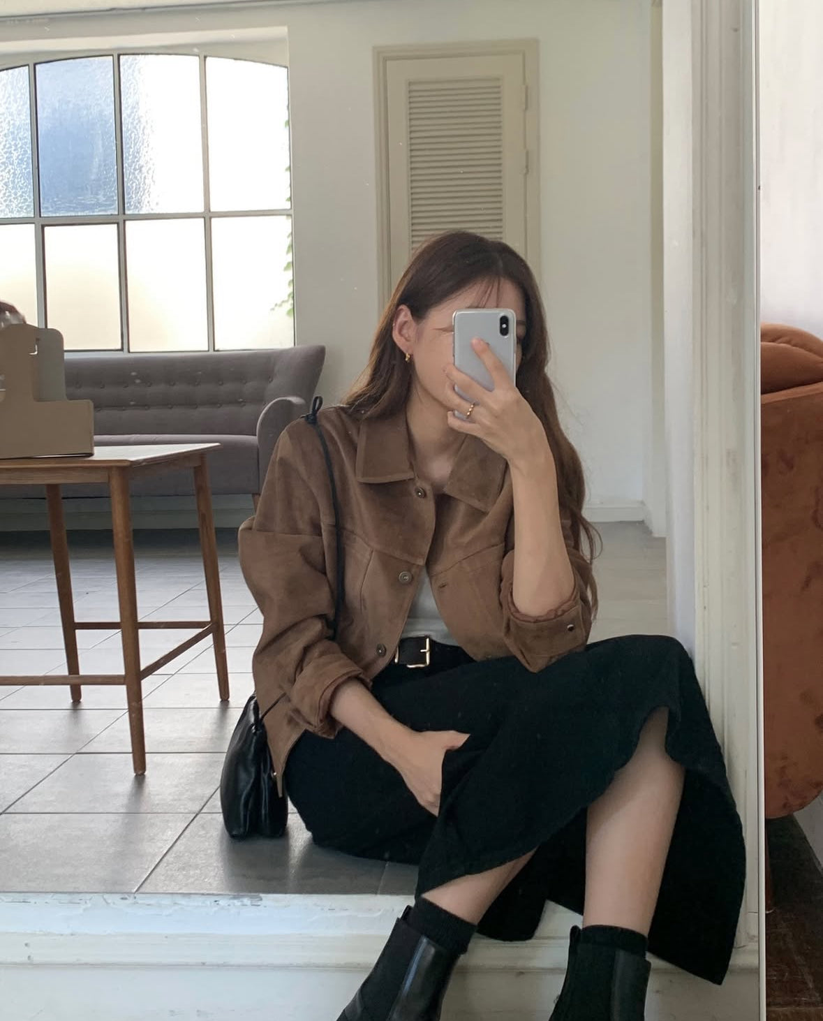 Soho denim skirt(2 colors)