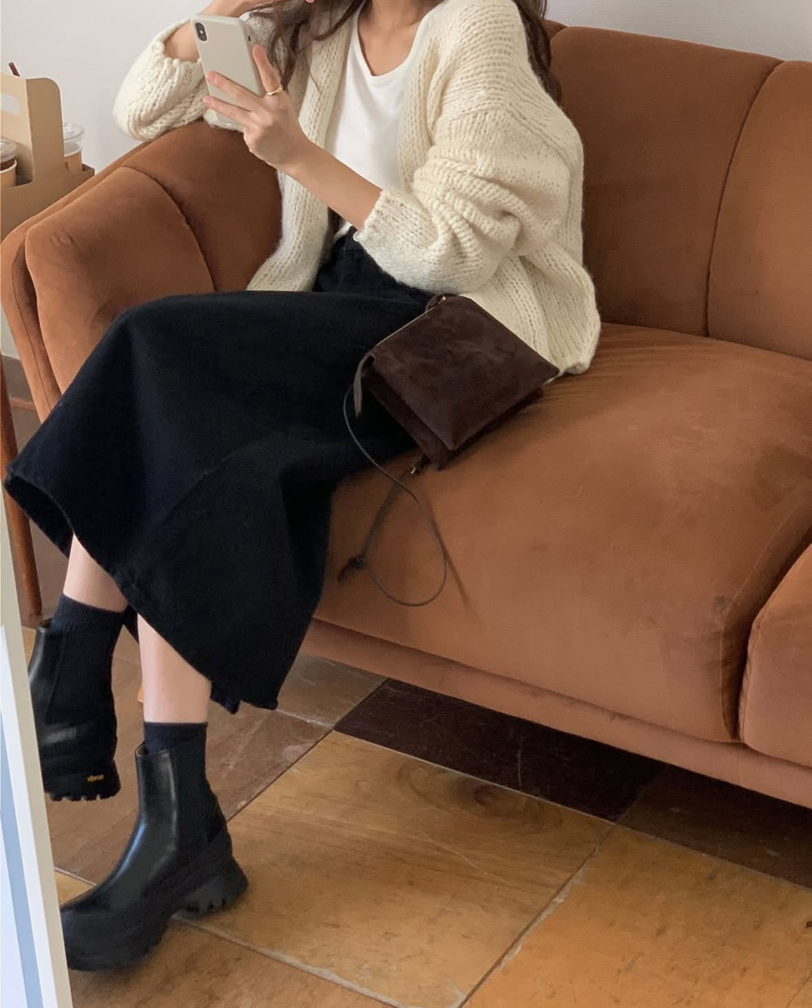 Soho denim skirt(2 colors)