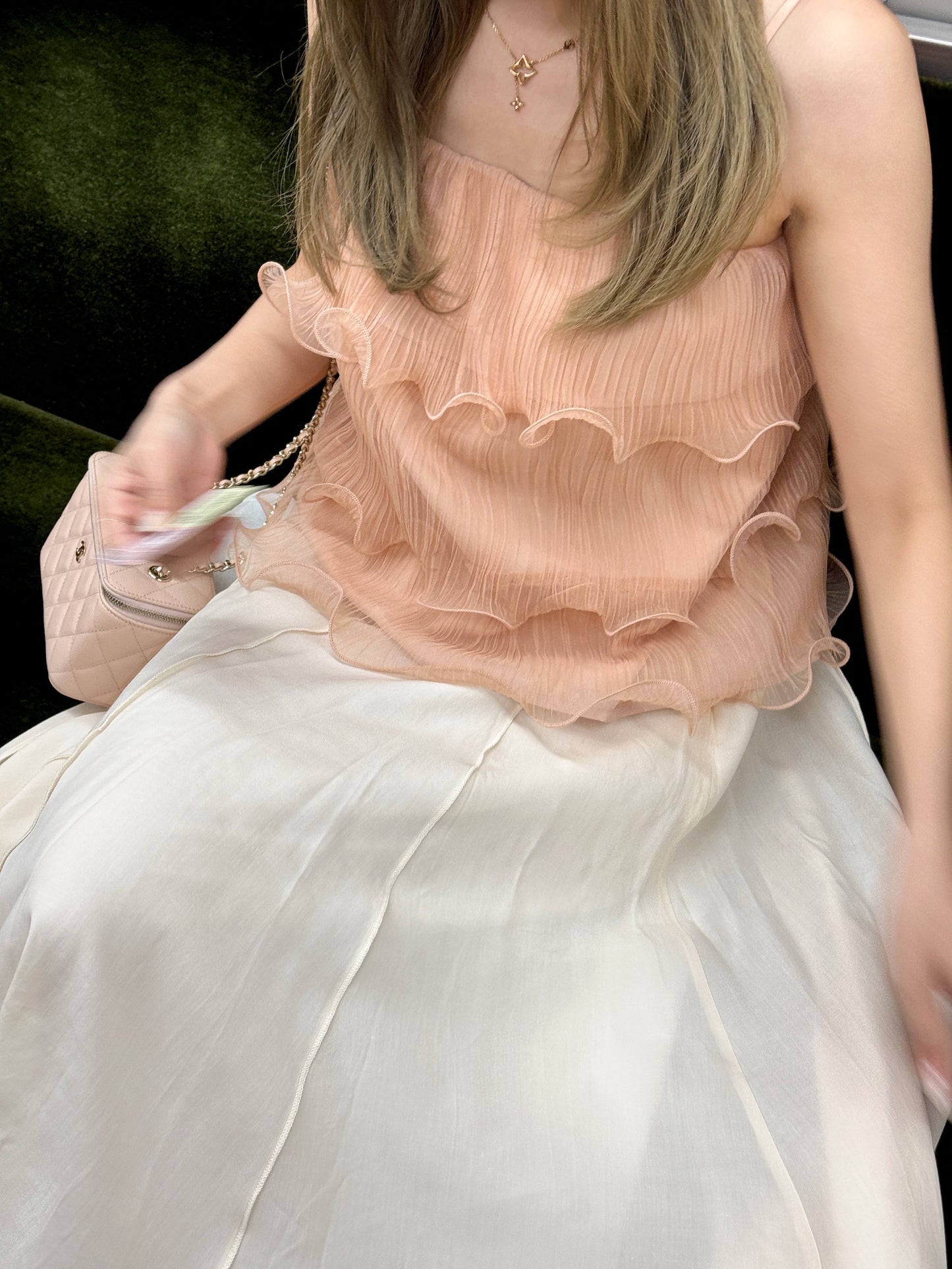 My favorite apricot blouse