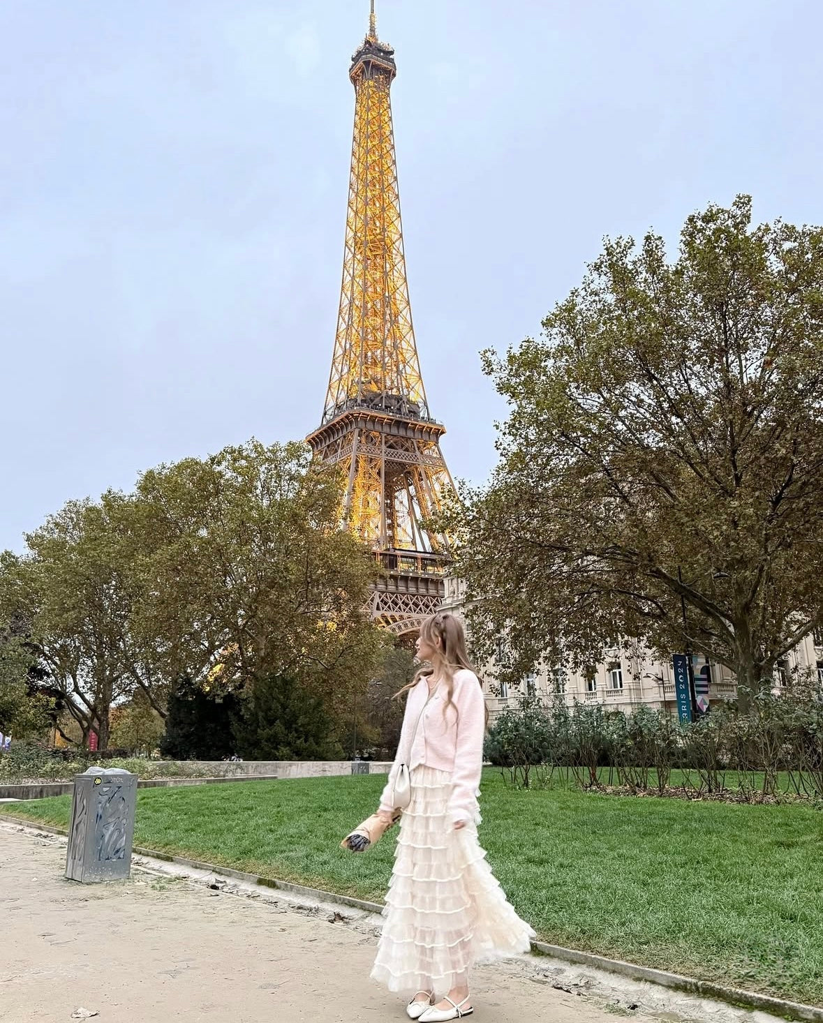 Swan long skirt(2 colors)