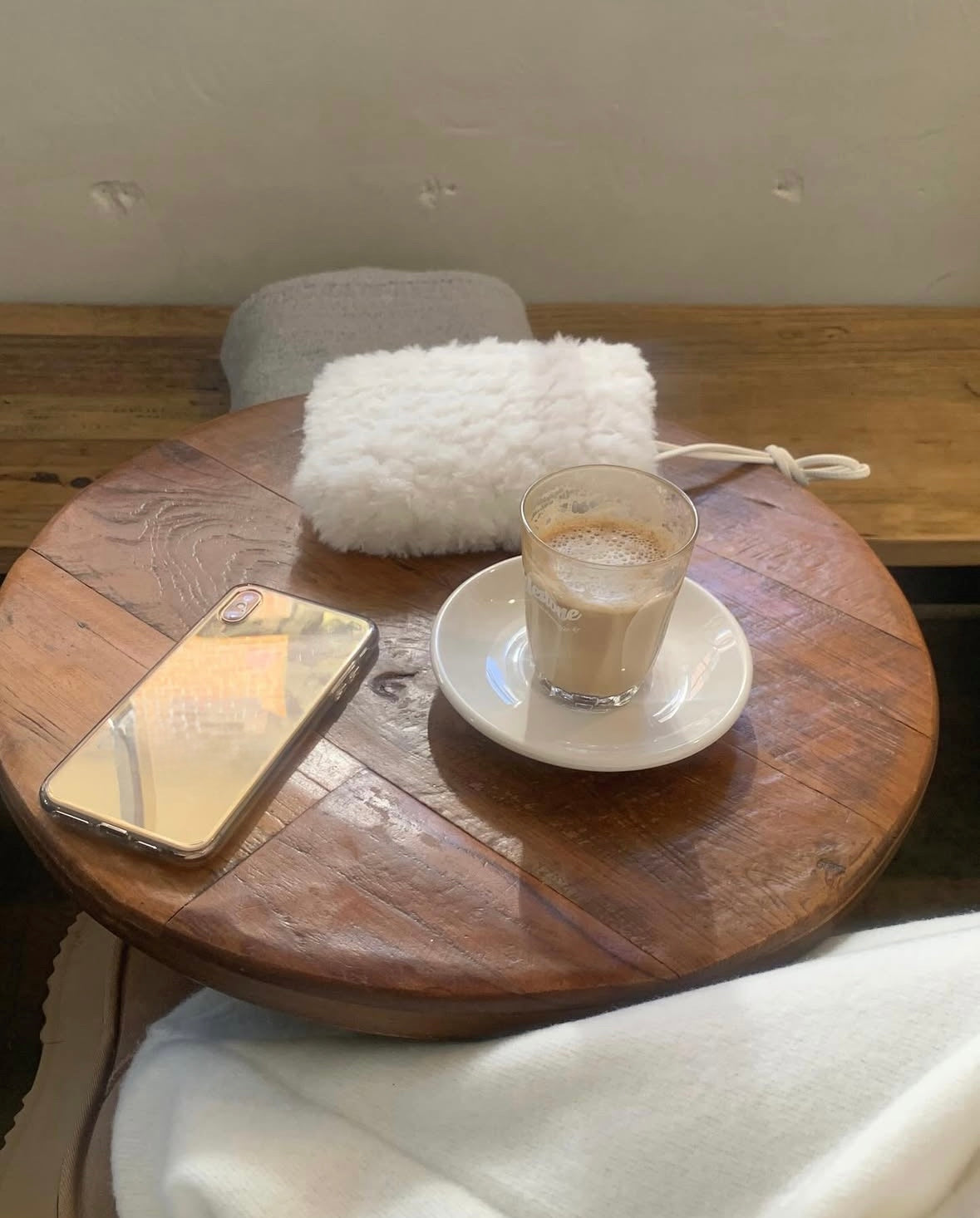 Bunny handmade fur bag