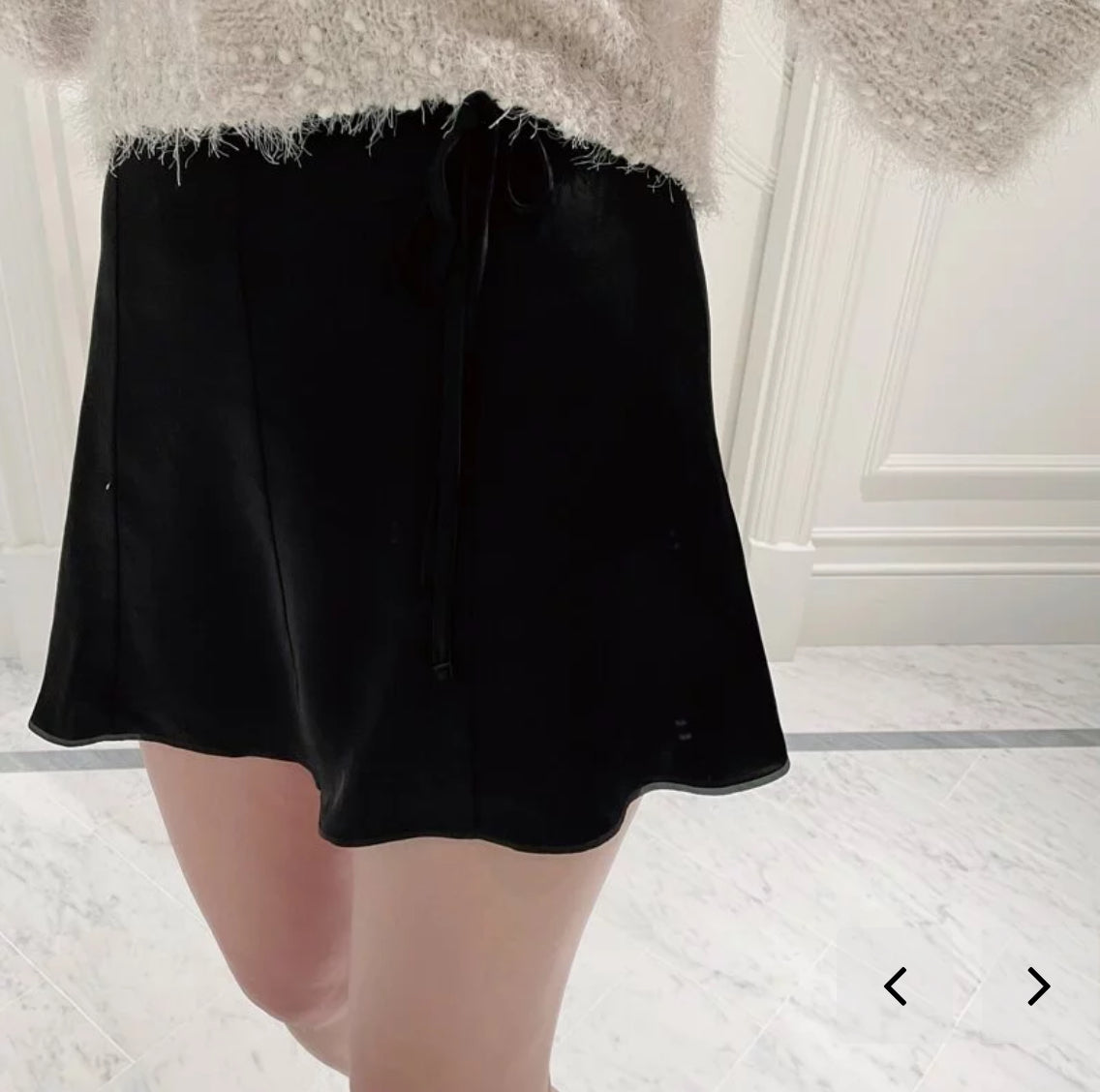 Shirring skirt(2 colors)