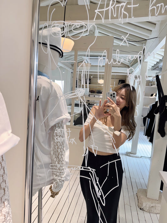 Air ribbon top