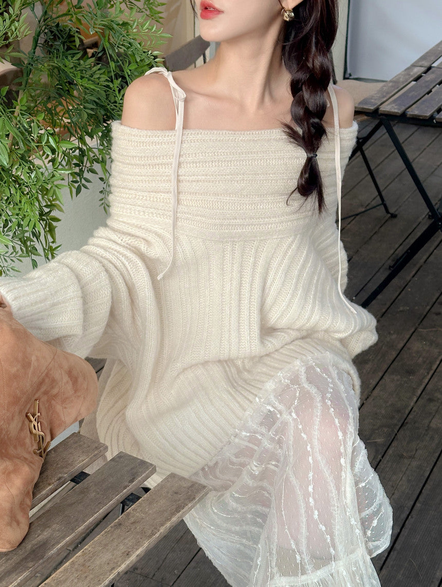 Bubbly see-through ops(2 colors)
