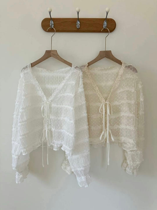 Lovely dot dot blouse(2 colors)