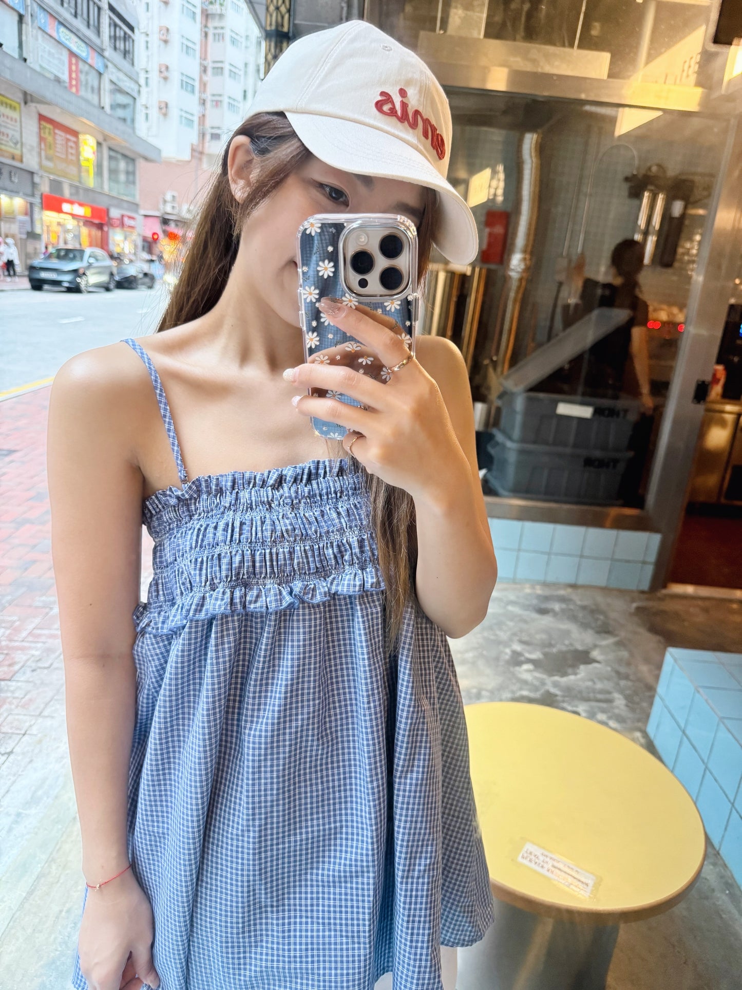 Inside long bustier