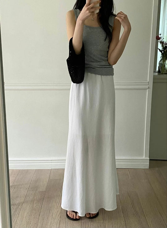 Linen sha skirt