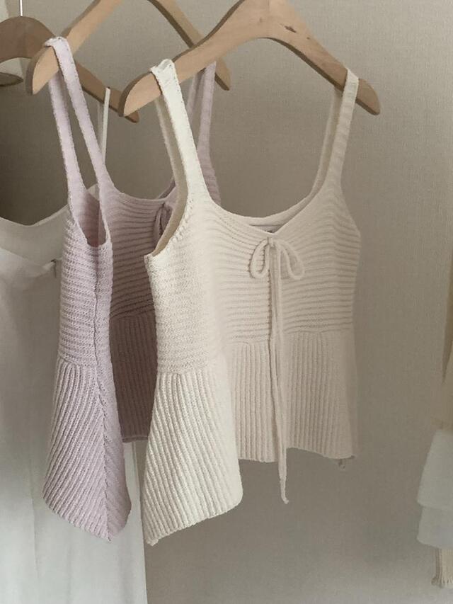 Sense knit sleeveless (2 colors)