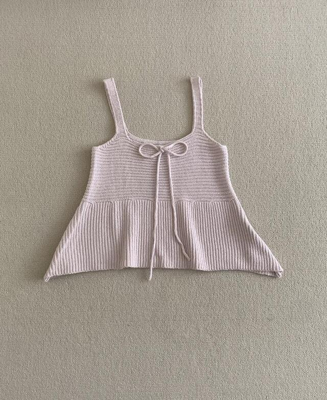 Sense knit sleeveless (2 colors)