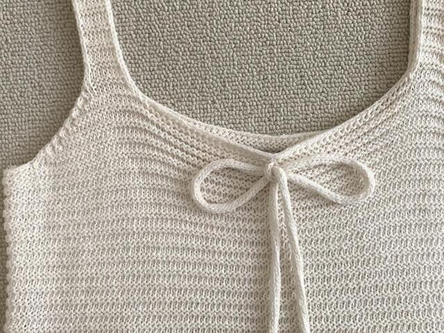 Sense knit sleeveless (2 colors)