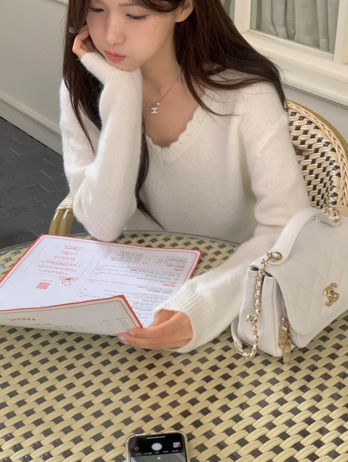 Via scallop sweater(3 colors)