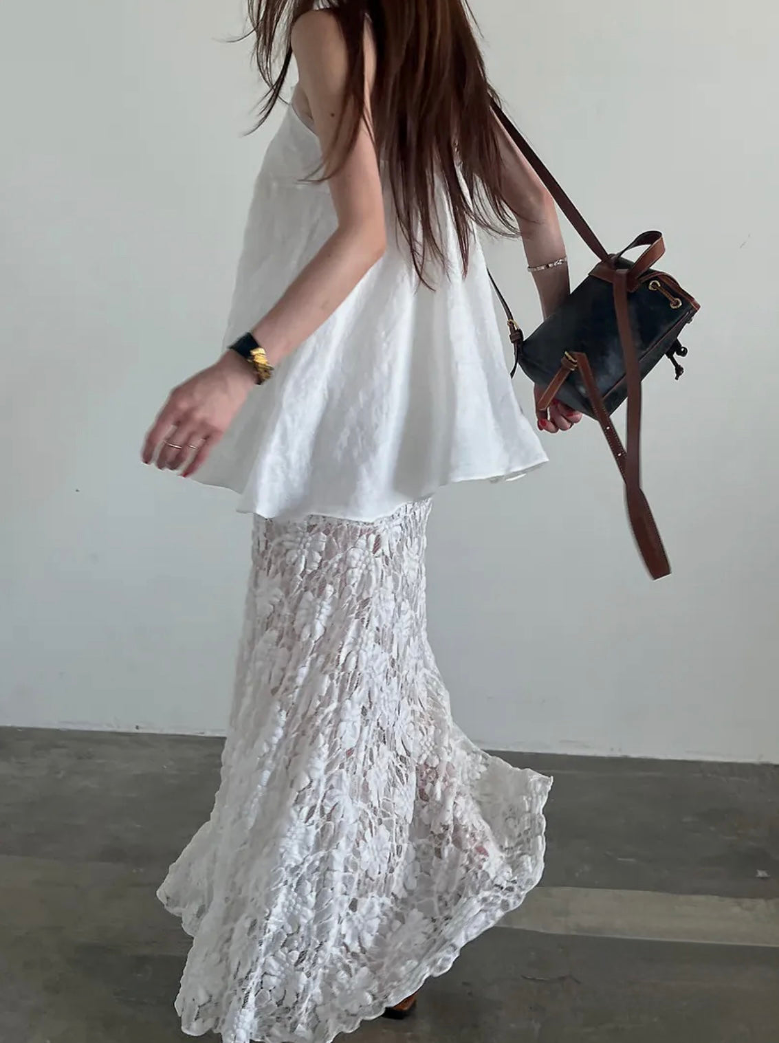 Lace banding skirt（new version)