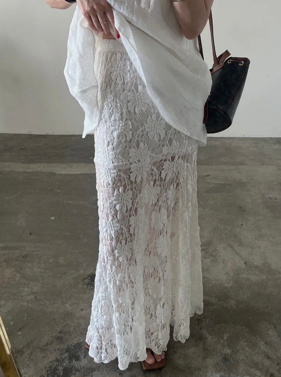 Lace banding skirt（new version)