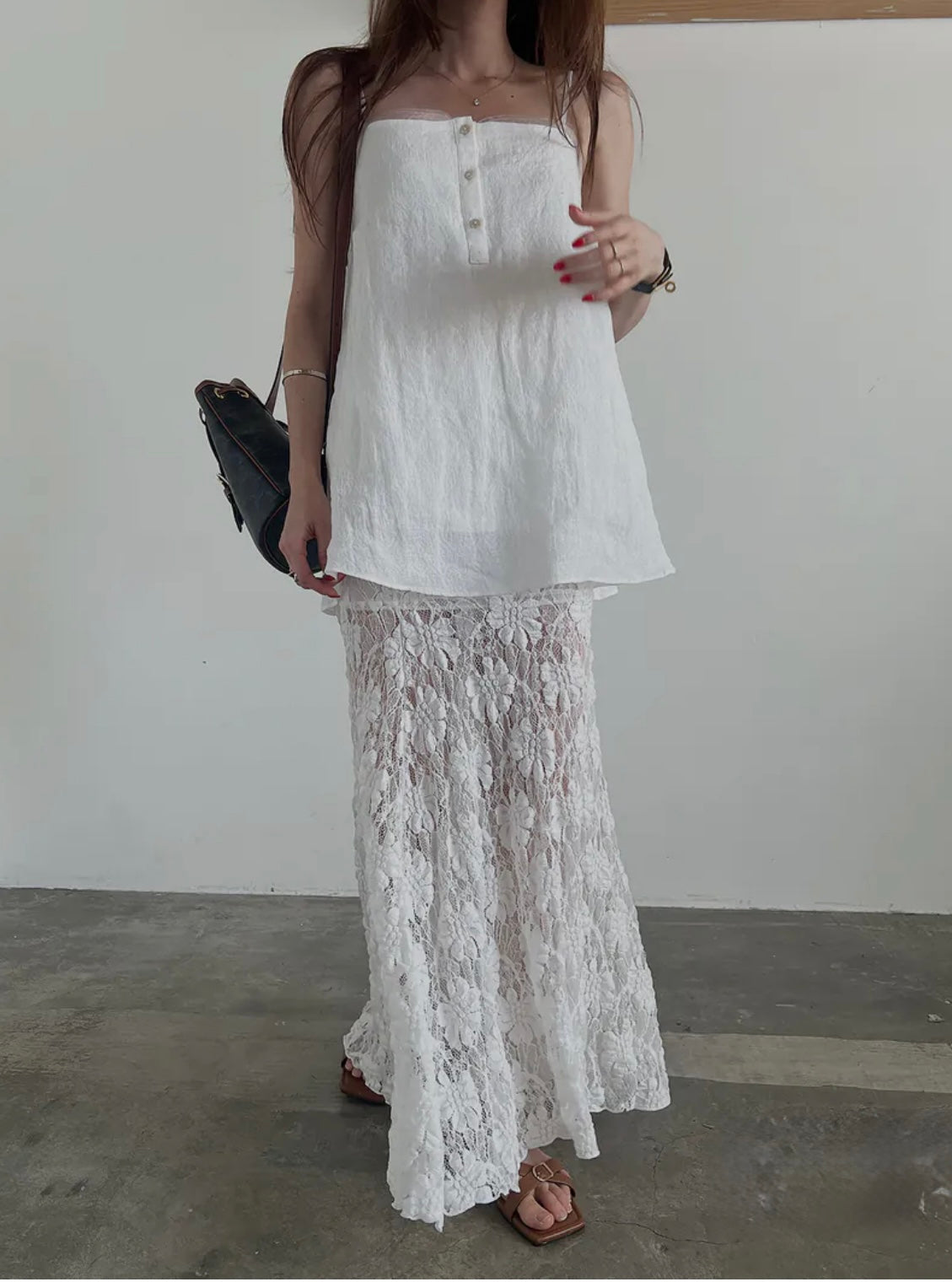 Lace banding skirt（new version)