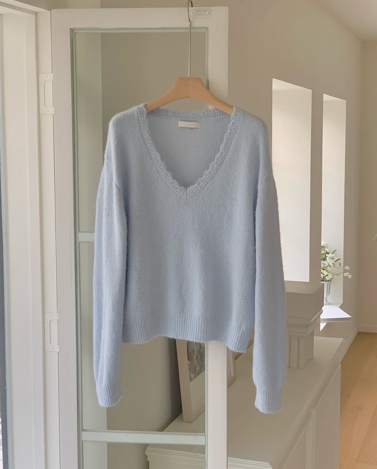 Via scallop sweater(3 colors)