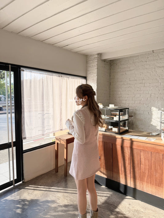 Cotton candy knit mini ops