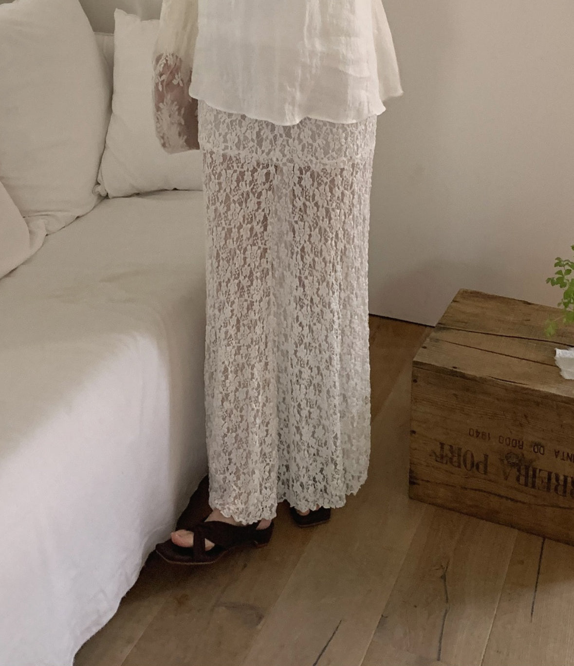 Lace banding skirt（new version)