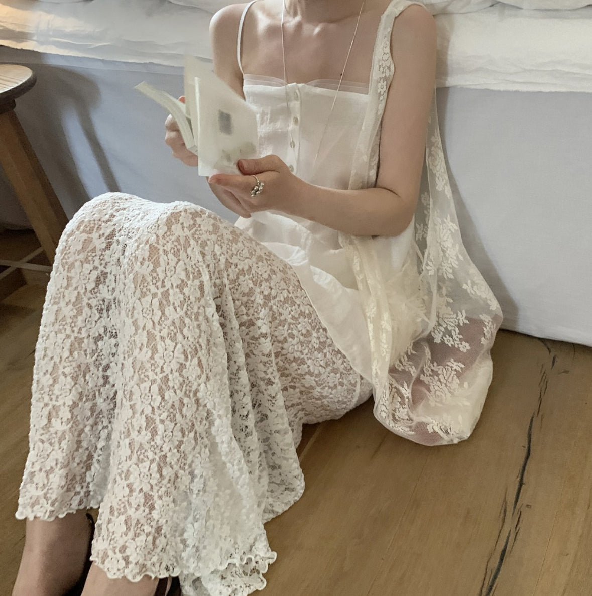 Lace banding skirt（new version)