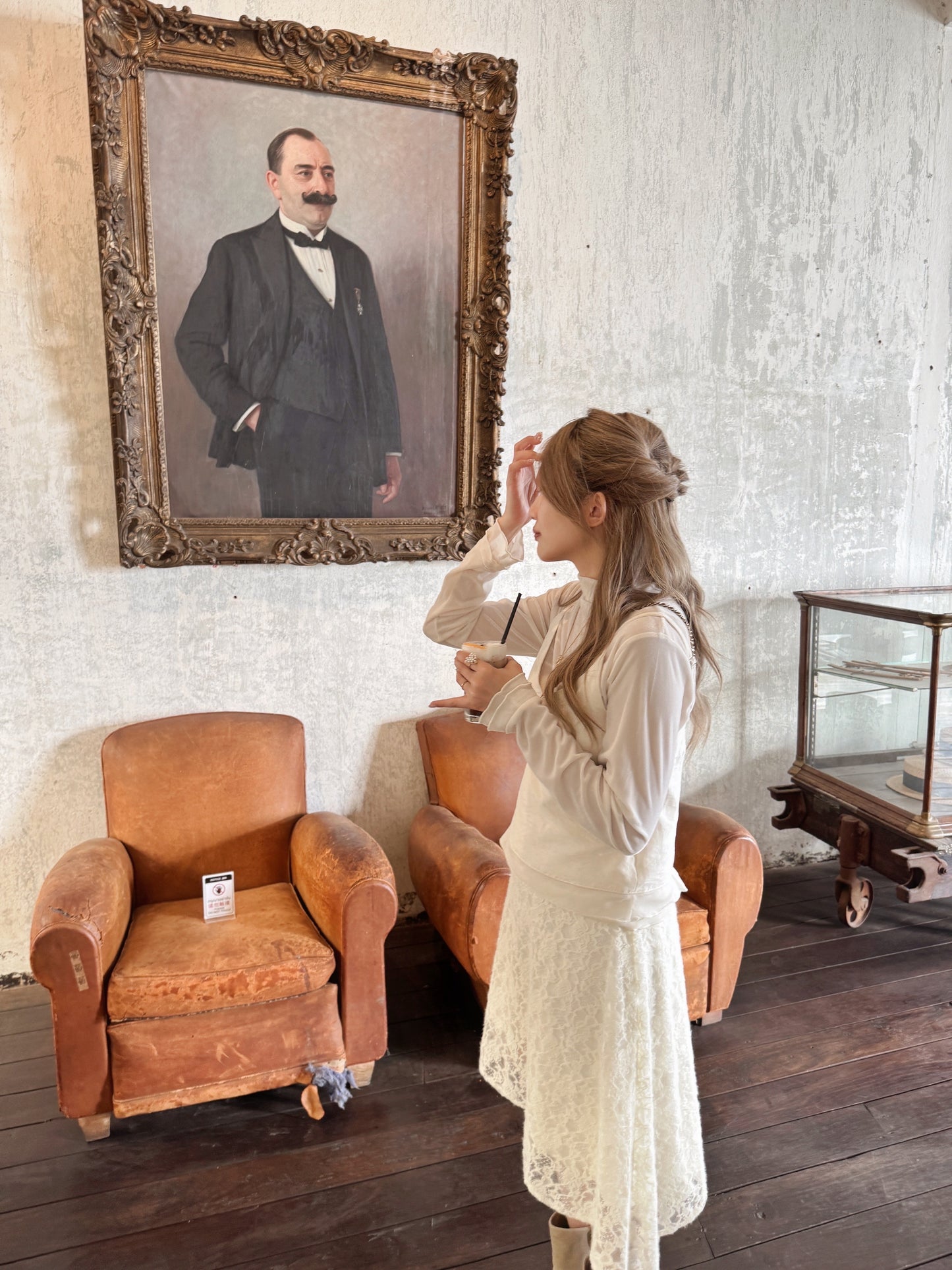 Ladder lace skirt set