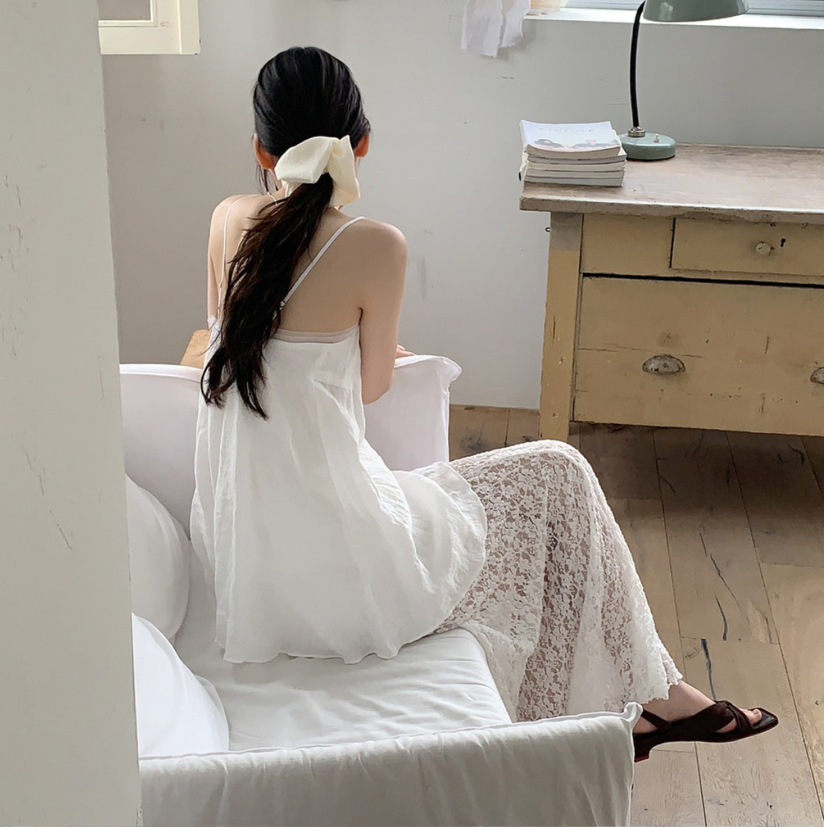 Lace banding skirt（new version)