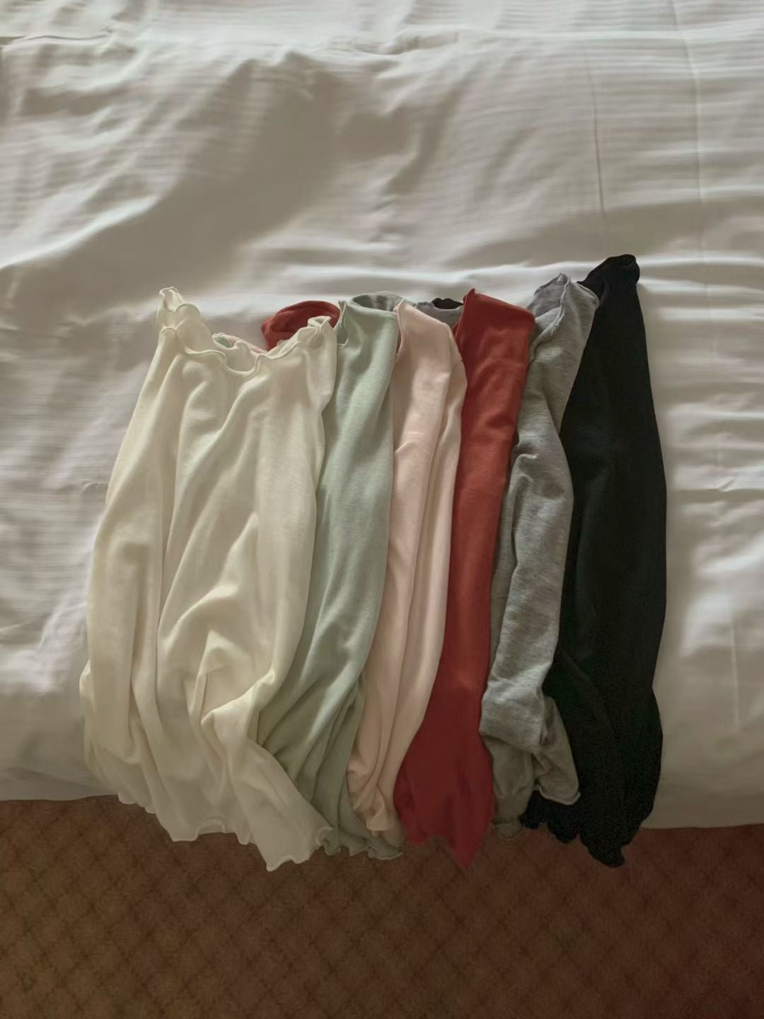 波浪天絲長袖Tee