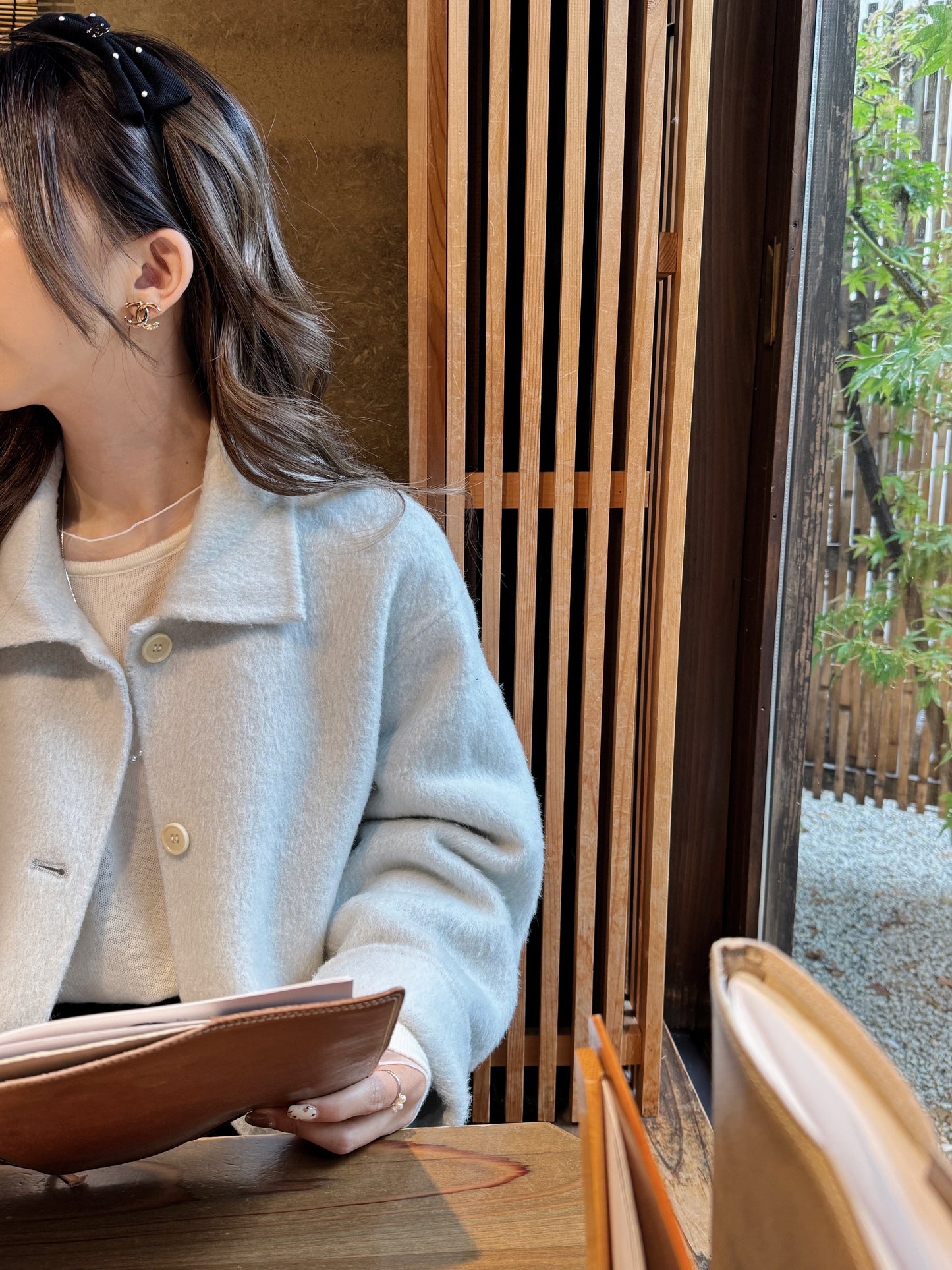 95 wool)Moonlight handmade coat