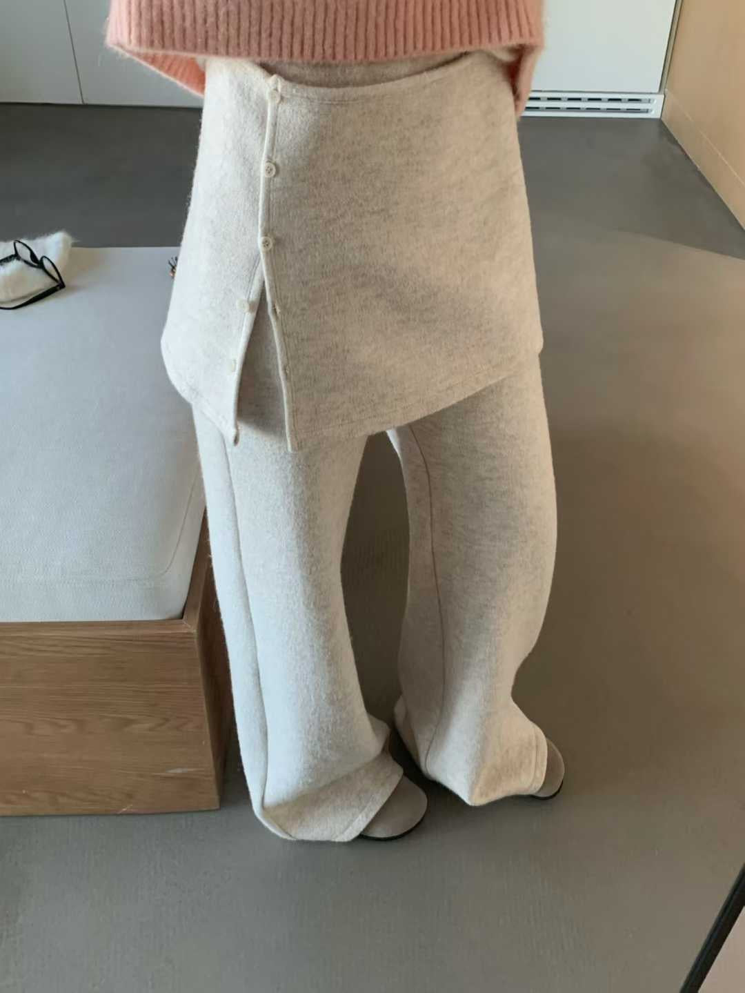 內加絨｜Warm and easy pants SET(2 colors)