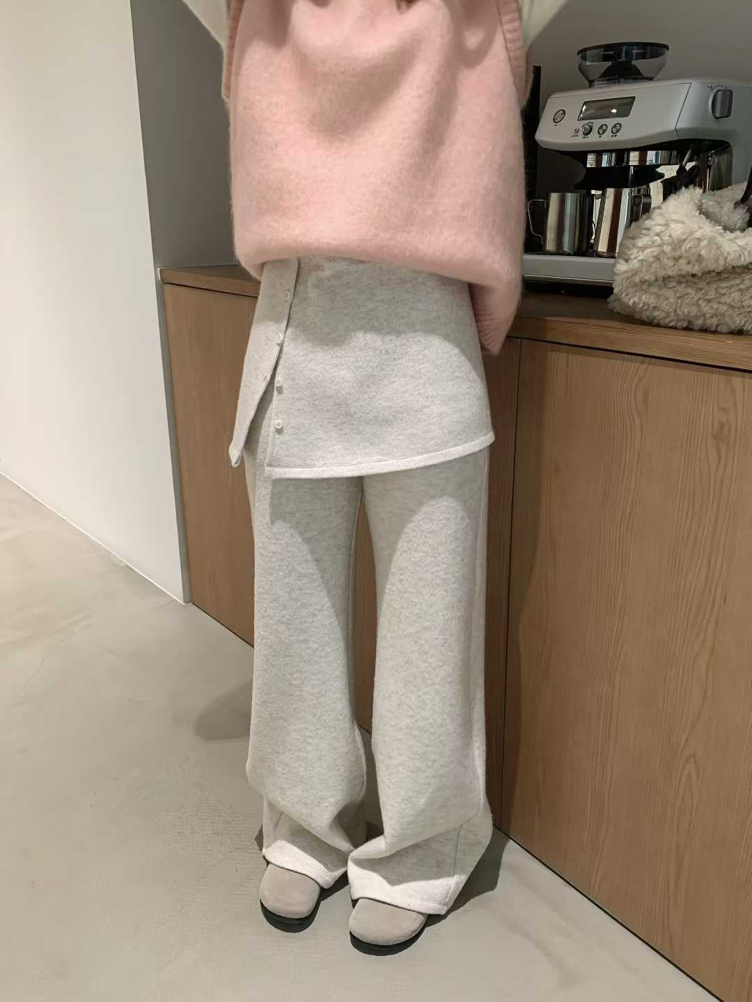 內加絨｜Warm and easy pants SET(2 colors)