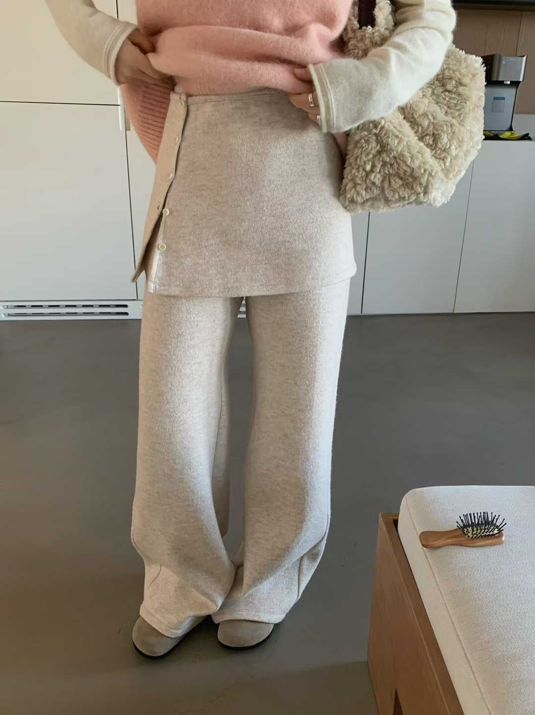 內加絨｜Warm and easy pants SET(2 colors)