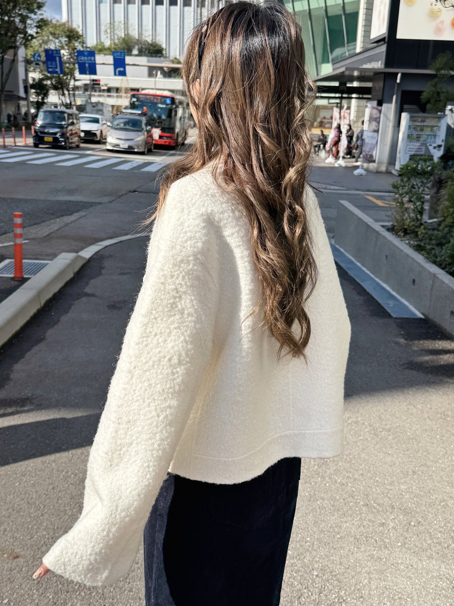 95 wool)Snowman handmade coat