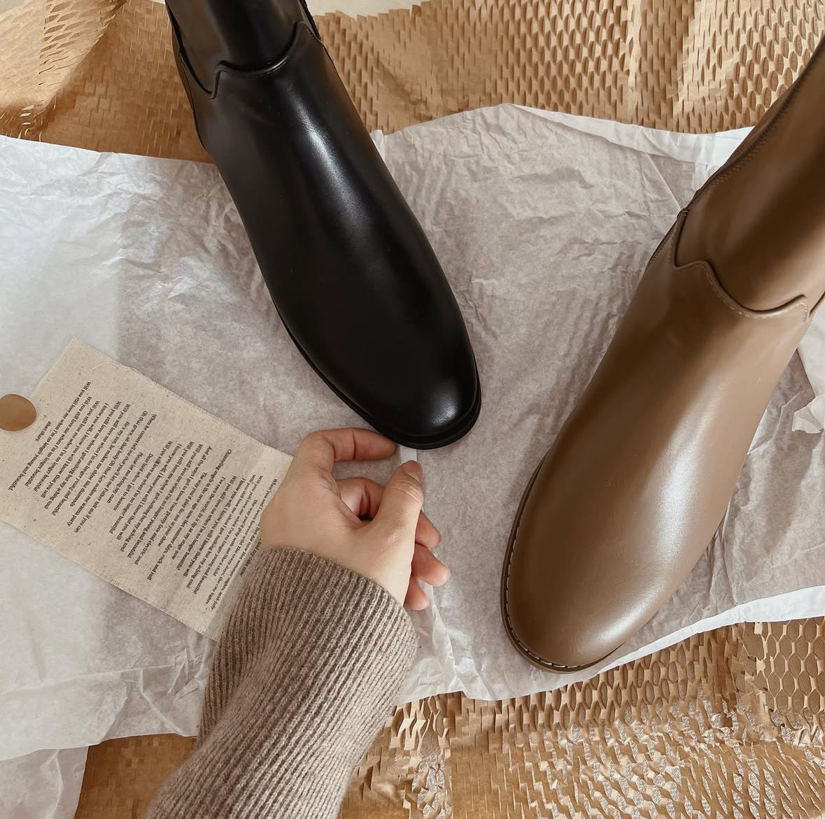 Lock boots(2 colors)