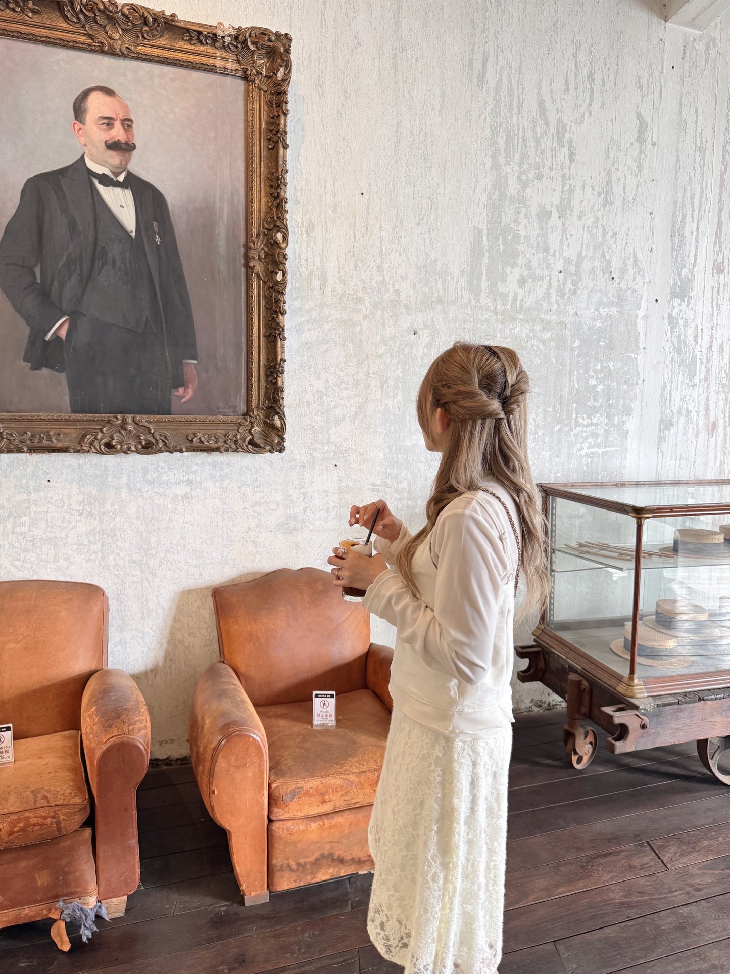 Ladder lace skirt set