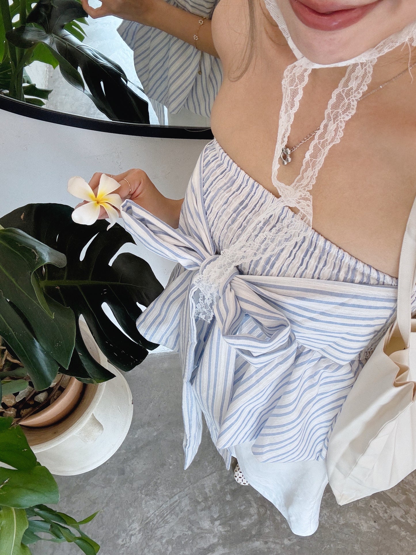 Sea salt top(2 colors)