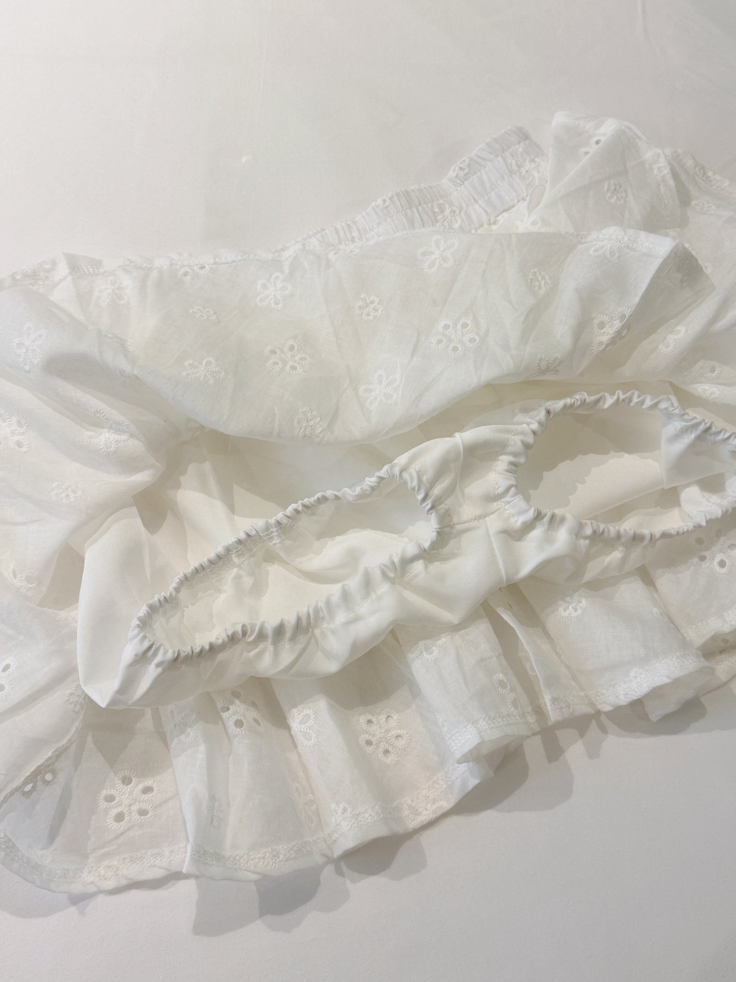 Milky flower skirt(inner pants)