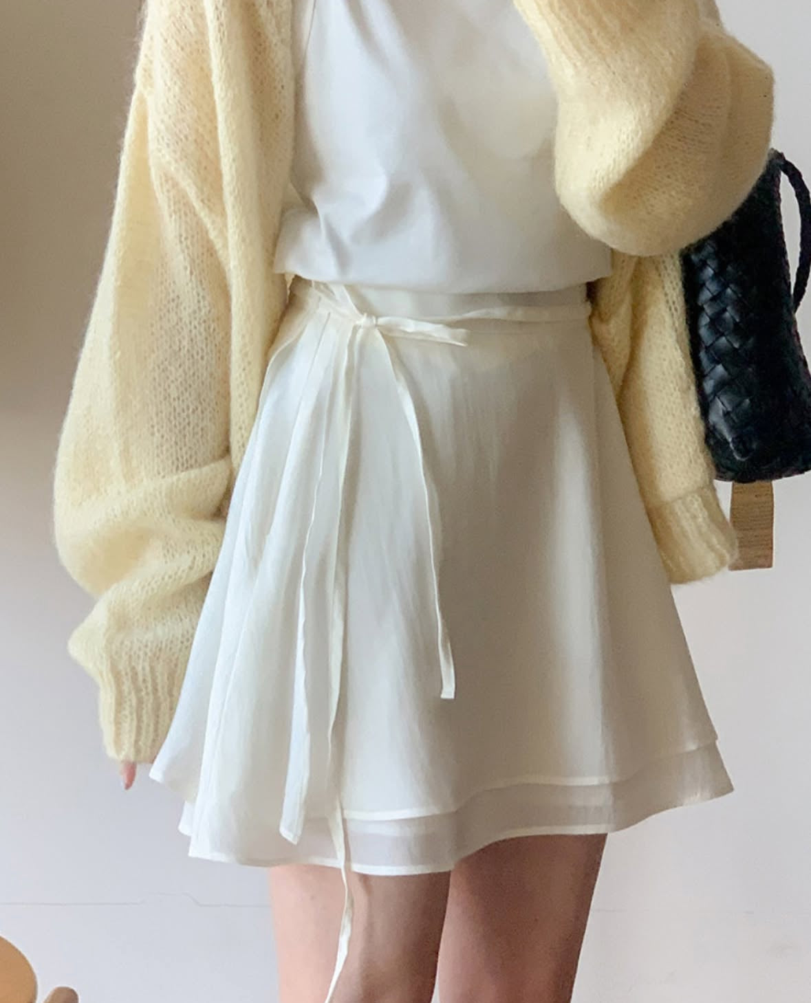 Spring mini skirt