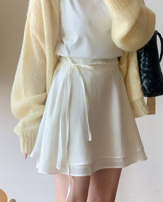 Spring mini skirt